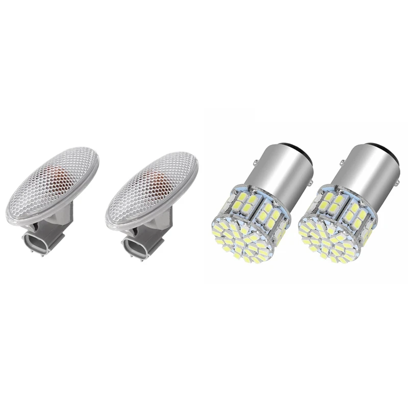 

Задние тормозные фонари 6000K, белый свет 1157 50SMD, лампочка 12 В с 2 поворотниками Для Toyota Corolla/RAV4 06-13, 2 шт.