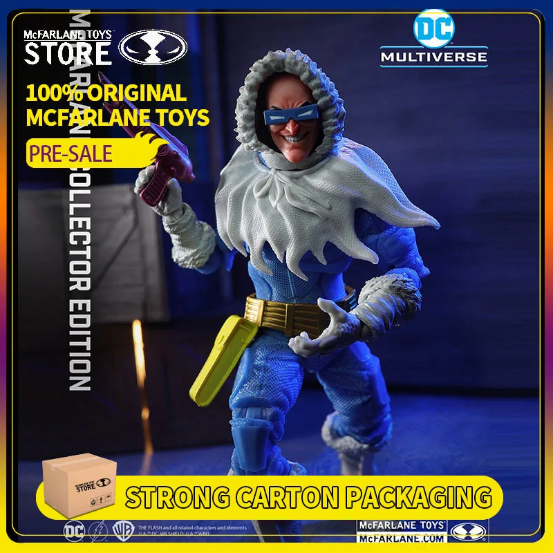 100% oryginalne zabawki Mcfarlane DC Multiverse Kapitan zimnej mocy Dziewczyna Zielona latarnia Guy Gardner Figurka Model Postać Lalka akcji