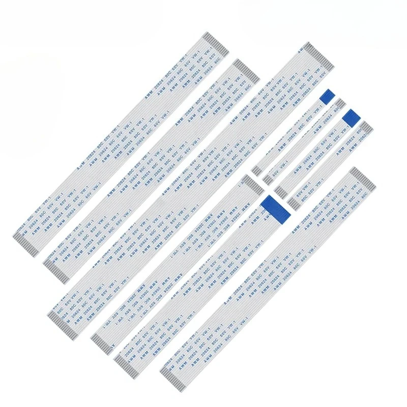 100 قطعة 300/350/400 مللي متر FFC FPC الشريط مرنة كابل مسطح 1 مللي متر سلك الاتجاه العكسي 4/5/6/8/10/12/14/15/16/18/20/24/26/28/30/32P #6