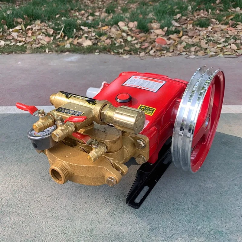Three Cylinder Plunger Pump Motorized Spray High-pressure Remote Fruit Tree Sprayer Pressure Relief 21/26/40/60type