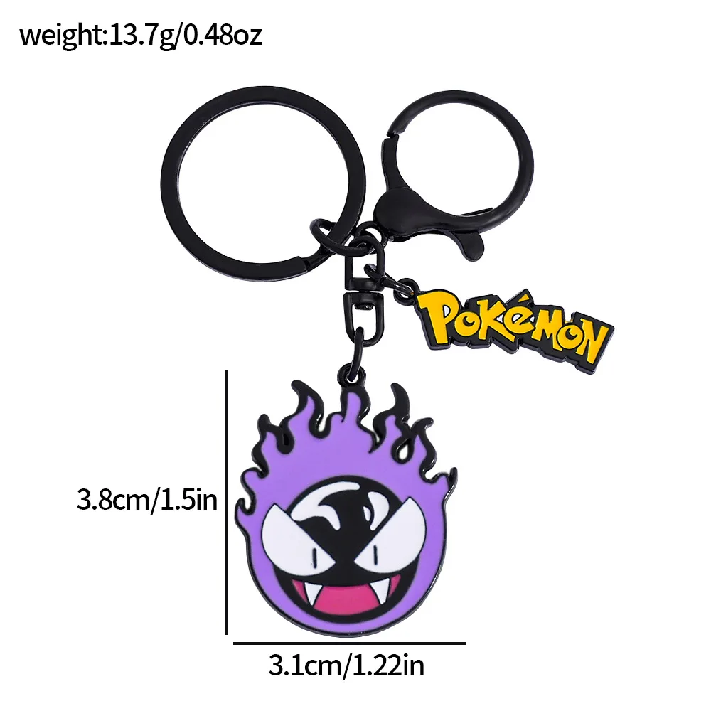 Monster Keychain Cute Anime Cartoon Kawaii Ornaments Kids Schoolbag Decoration Key Ring Festival Gift view 6