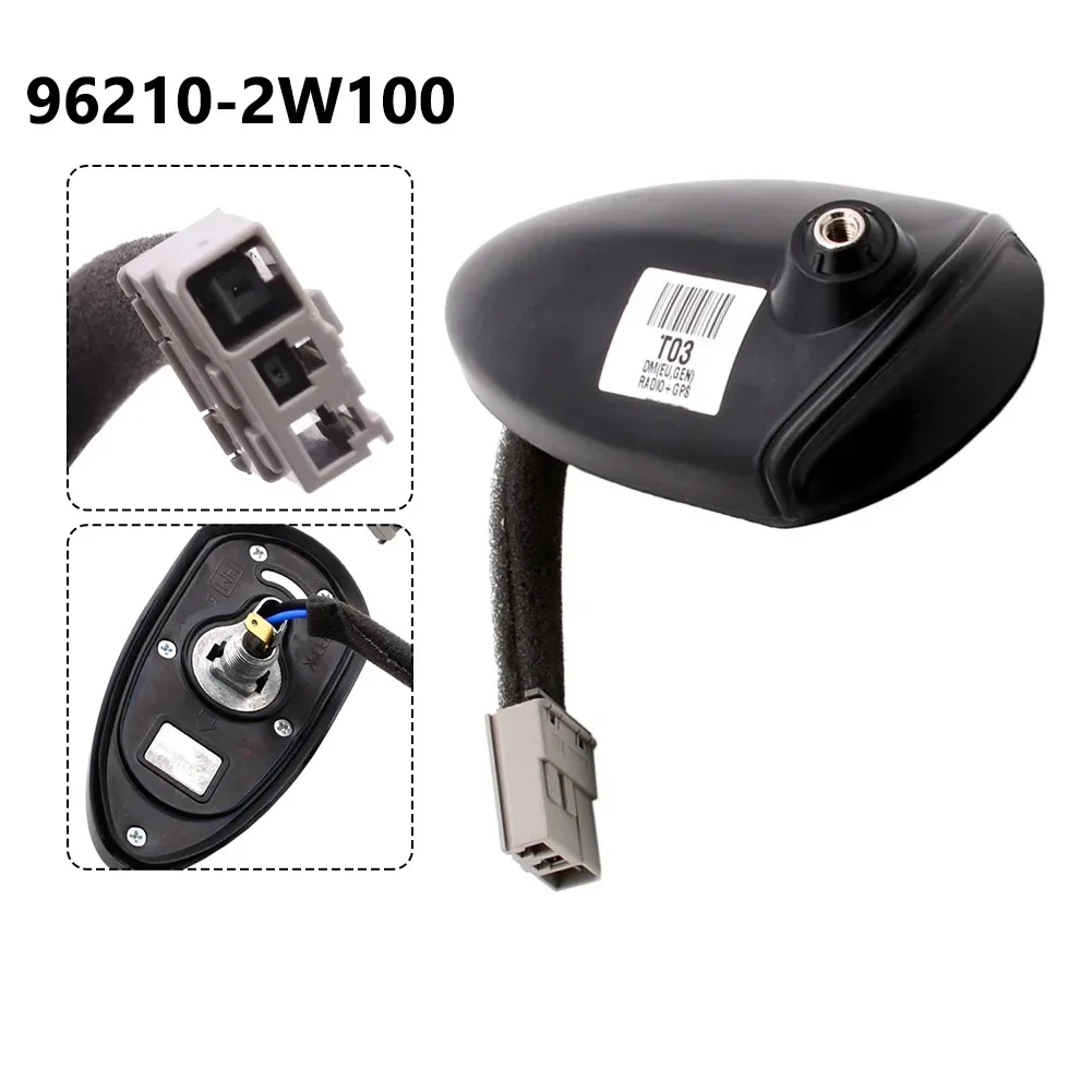 

Aerial Antenna Assembly 1pc 96210-2W100 Black Car Accessories Durable Easy Installation Replacement With Mount