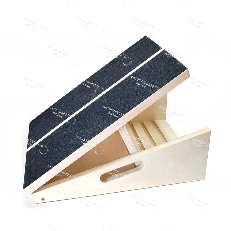 Wooden Fitness Stretching Board Reclining Pedal Calf Muscle Stretcher Multi-Achilles Tendon Rehabilitation Standing Board