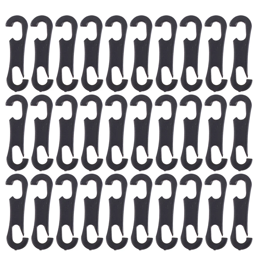 

260pcs Car Seat Cover Hooks Plastic Dual End Clips 3.5cm Long Easy Installation Prevent Slipping Vehicle Seat Cushion Fixing
