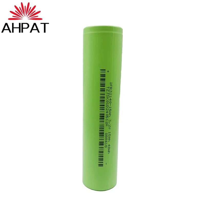 3.2V 15Ah Brand new 32140 DIY12V 24V Lifepo4 cylindrical battery rechargeable lithium iron phosphate 3.2V cylindrical battery image 2
