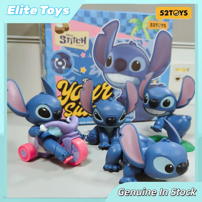 

52TOYS Disney Stitch By Your Side, серия слепая коробка, кукла, движущаяся фигурка, украшение для рабочего стола, детские модные коллекционные игрушки