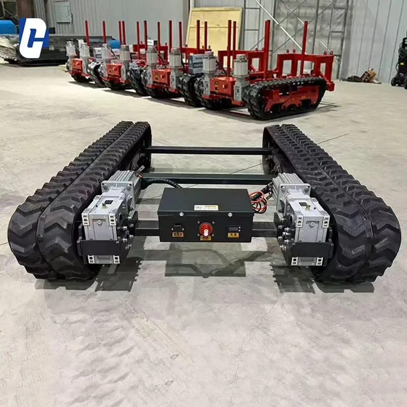 Veículo de esteiras com contro - Tracked Robot Chassis avaliação e preço