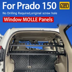 For Toyota Land Cruiser Prado 150 2010-2022 Accessories storage panel car rear trunk debris rack For Lexus GX460 2010-2021