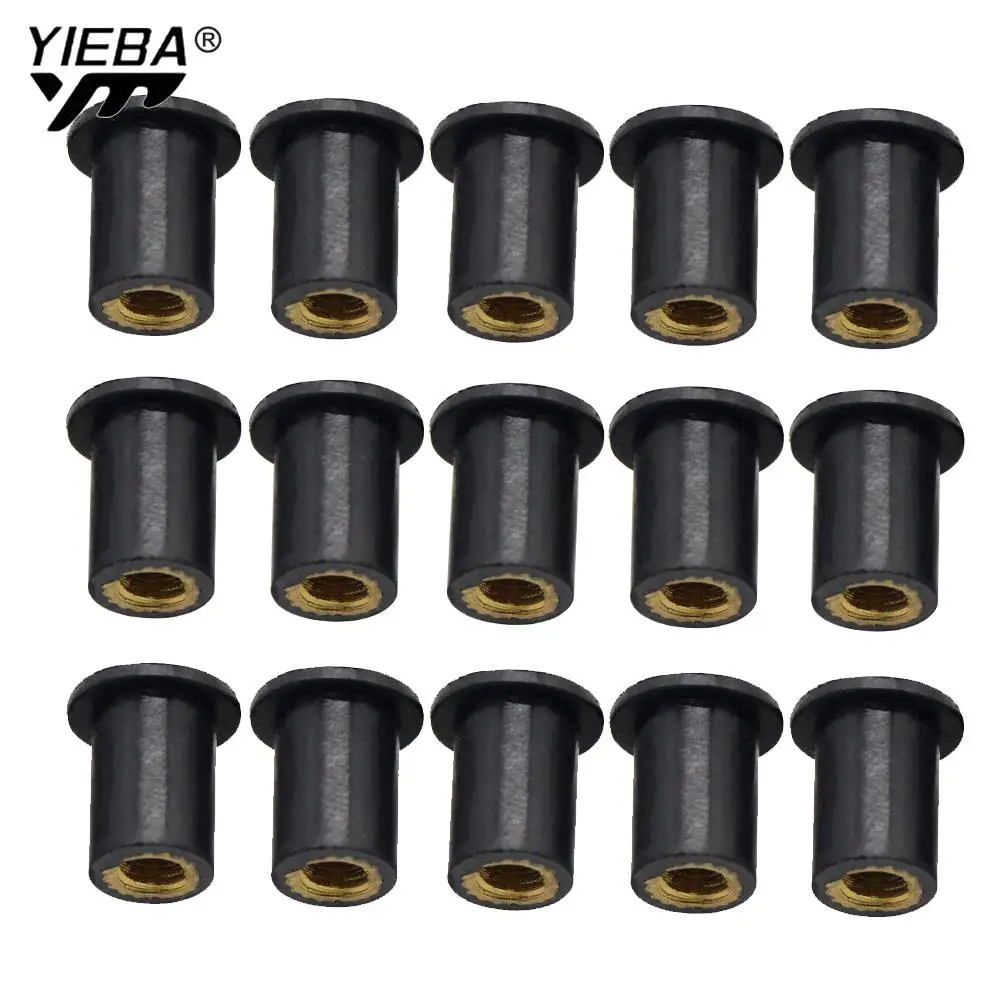 

M5 5MM Motorcycle Accessories Windscreen Well nut Rubber Well Nuts for Honda CB599 CBR600RR CB600 HORNET CBR 600 F2 F3 F4 F4i