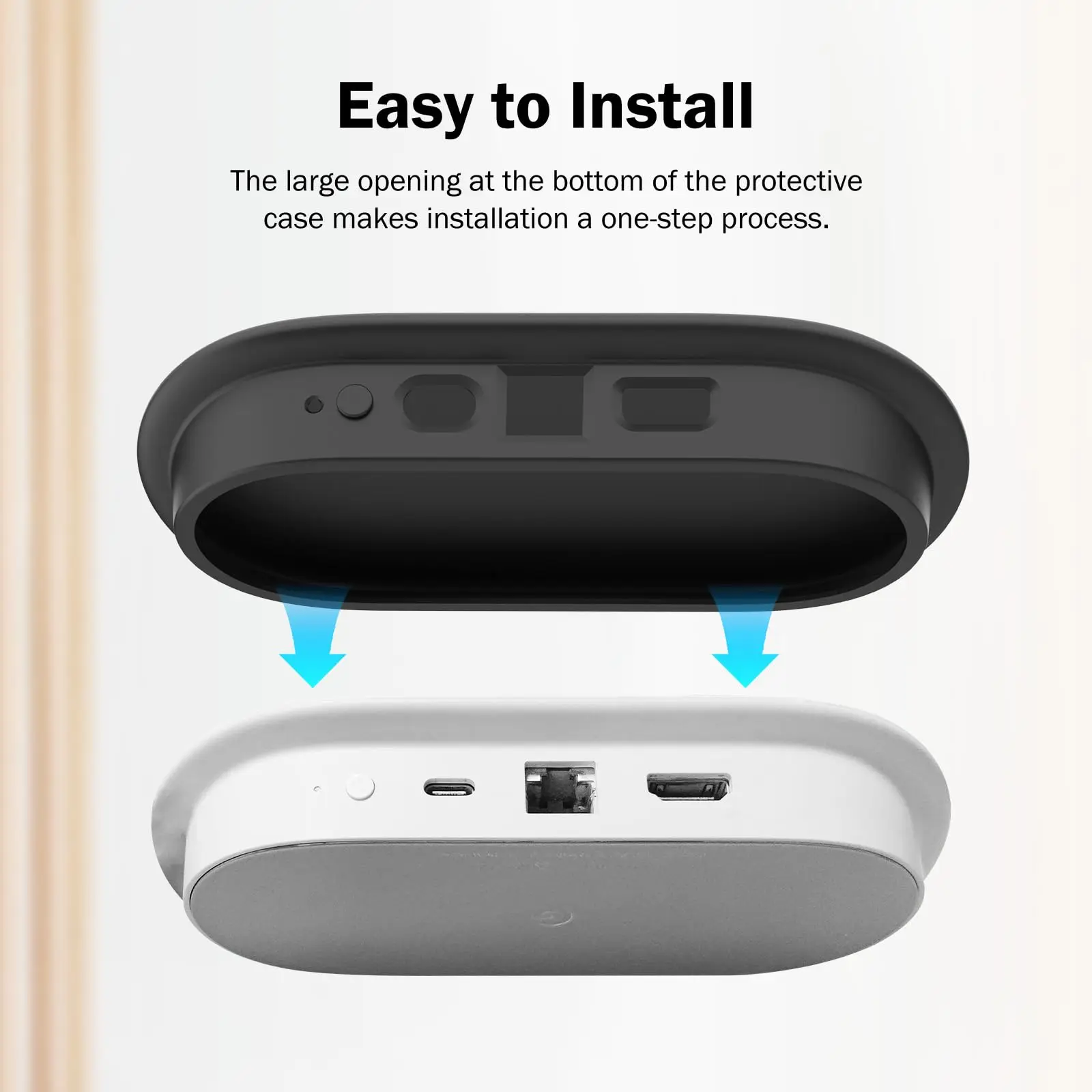 Silicone Protective Case for Google TV Streamer 4K 2024 Washable Dustproof Host Protection Cover Luminous Version view 5