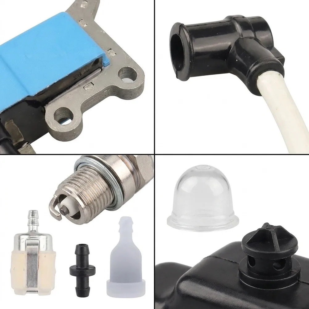 Ignition Coil A411001750 for PB2520 and EB252 Blower Engine Parts Set Includes Spark Stopper Oil Filter Vent Ignition