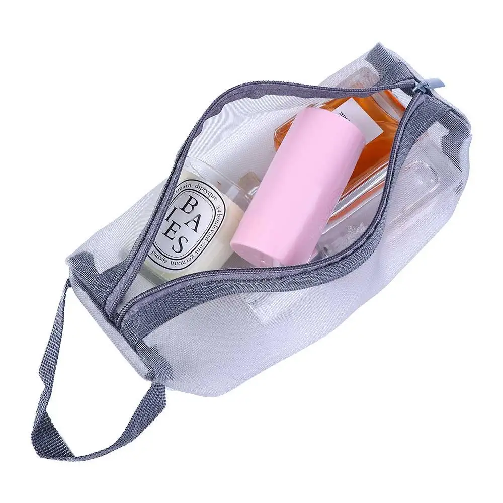 Staacquering-Trousse de toilette de voyage pour femme, trousse de maquillage à fermeture éclair, trousse à cosmétiques, sac de rangement pour soins de la peau, sac de rangement coréen