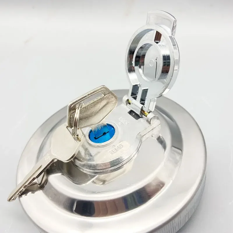 Fuel Tank Cap For Sany SY60 SY75 SY115 SY155 SY215 SY365-9-10PRO Tank Cap with 2 Keys Excavator Parts Hot Sale