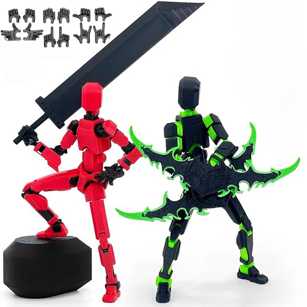 Multi-Jointed Movable Shapeshift Robot 3D Printed Mannequin Dummy Lucky 13 Robot movable figures adult toys children's toys image 3