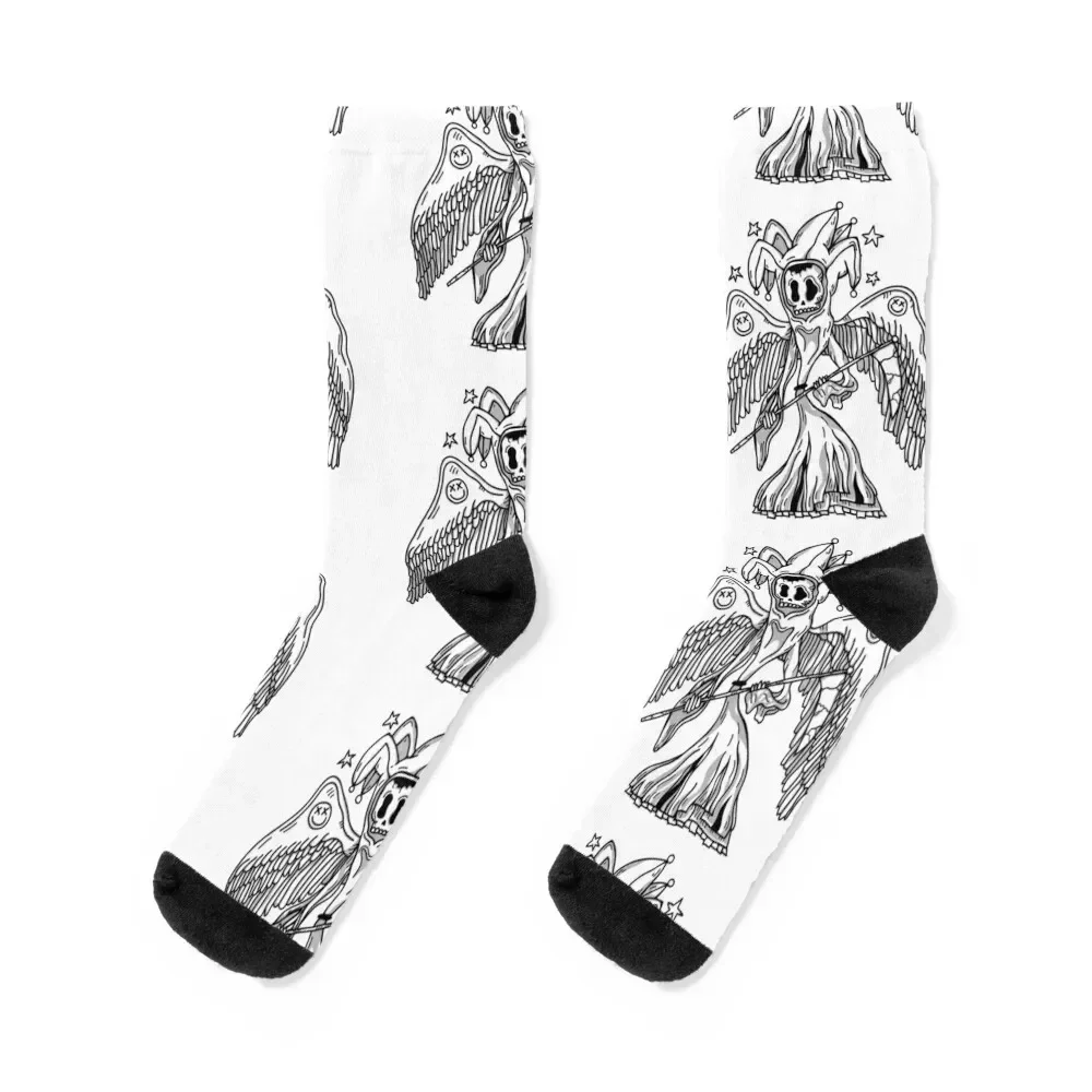 Death Fool Socks New year's winter Men's Socks Luxury Women's