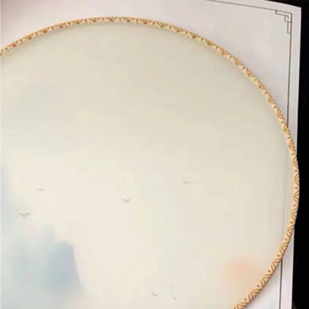 

Blank Silk Fan Wooden Handle DIY Painting Drawing Craft for Kids Art Activity Creative Gift - Childrens Drawing Fan