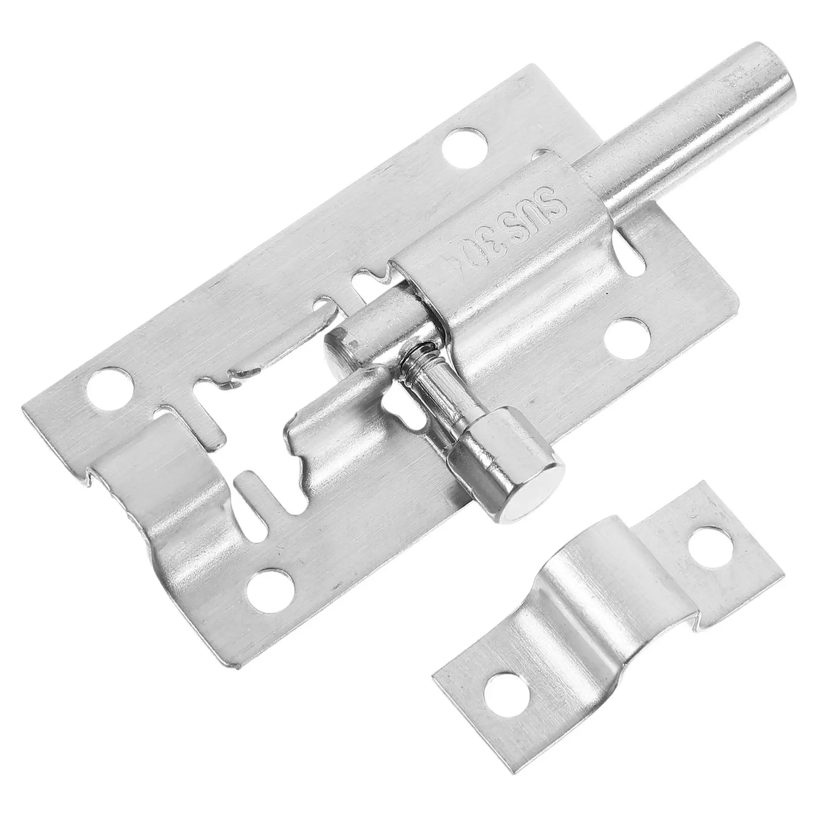 

6pcs 304 Stainless Steel Sliding Bolt Latch 2 Inch Door Security Window Cabinet Hardware Gate Lock Barrel Bolt Door Latch