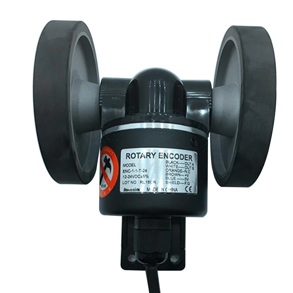 Инкрементальный поворотный энкодер колесного типа ENC-1-2-T-24 A B, фаза 24 В, выход тотемного полюса, счетчик 1 см