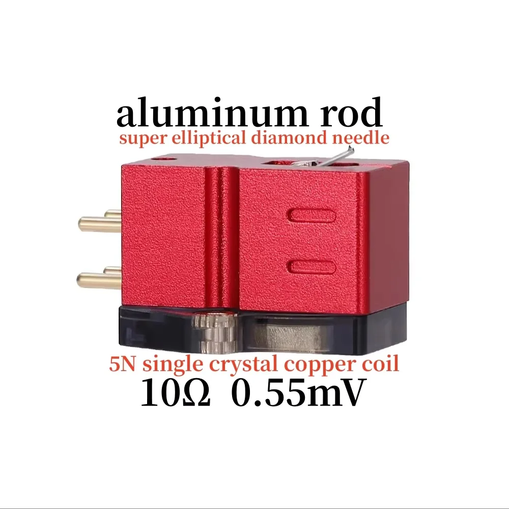 HIFI Audio MC Dynamic Coil Cartridge 10Ω 0.55mV Super Elliptical Diamond Needle Bracket for LP Vinyl Record Player Phonograph view 2