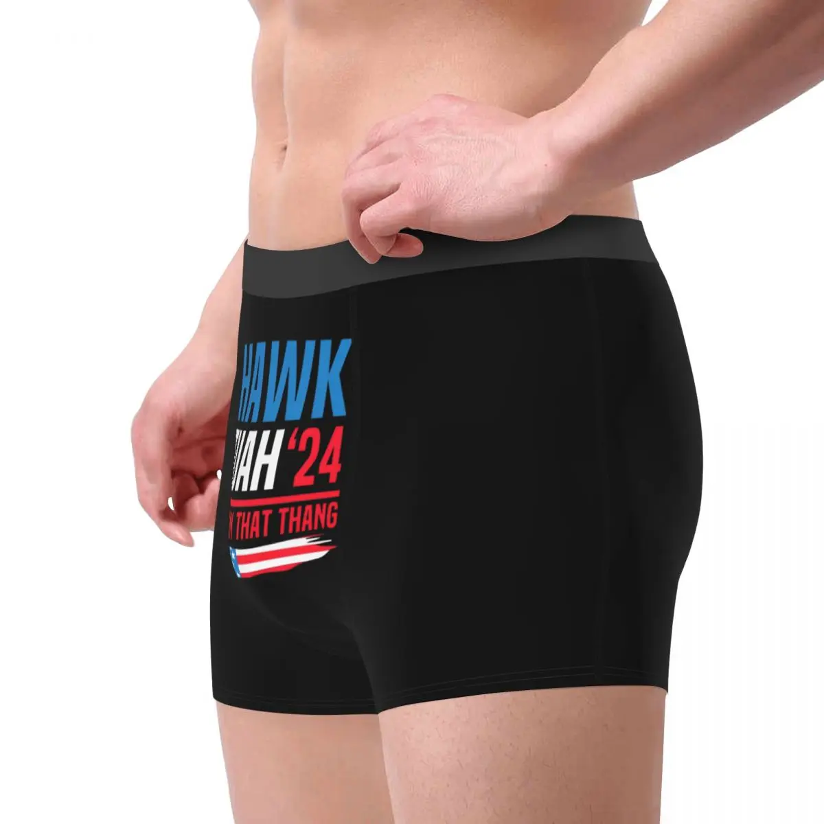 Men's Hawk Tuah Spit On That Thing Underwear Funny Meme Funny Boxer Briefs Shorts Panties Male Soft Underpants