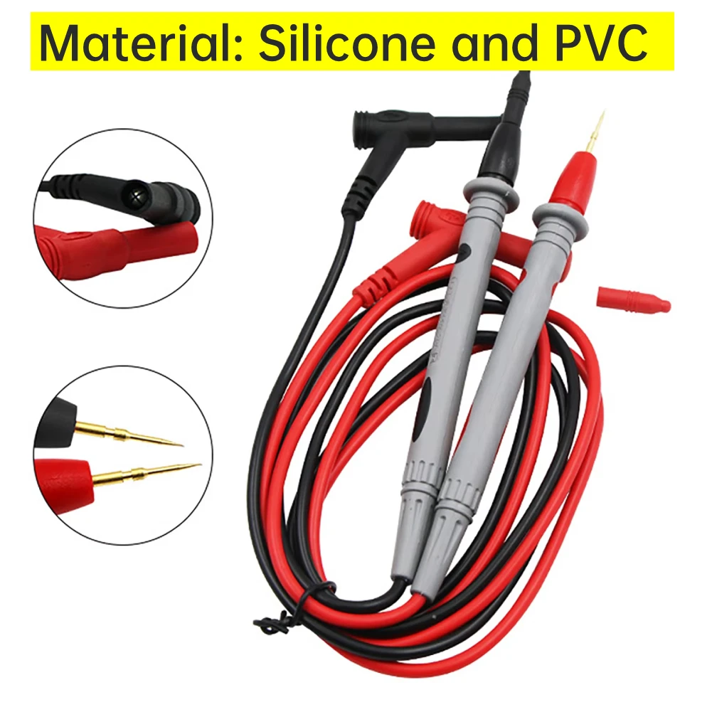 20A 1000V Multimeter-Testköpfe Nadelstift Digital-Multimeter-Kopf Drahtprüfstift Kabel-Set Multimeter Voltmeter PVC-Tester-Kit – Detail 4
