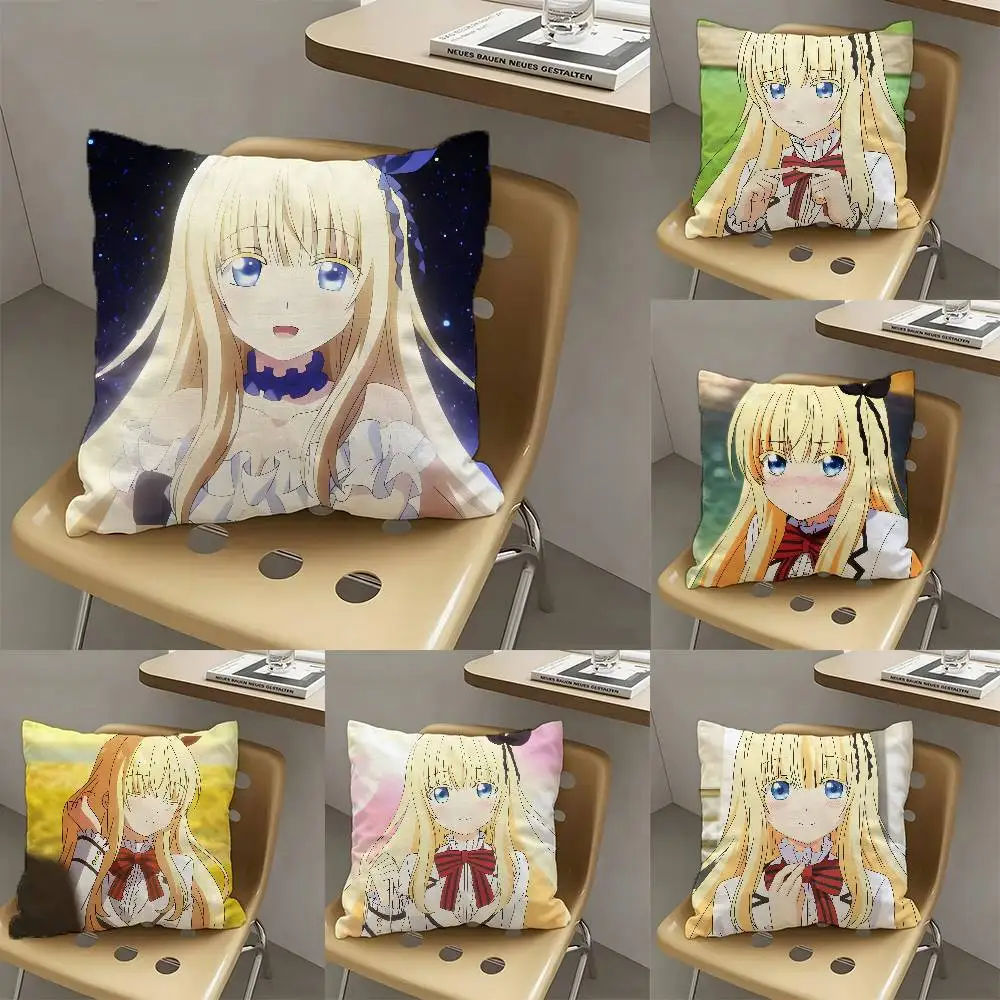 1pc Juliet Persia Anime Characters Pillow Case Fashion Square Pillowcase Bedroom Sofa Room Ins Decoration Leisure