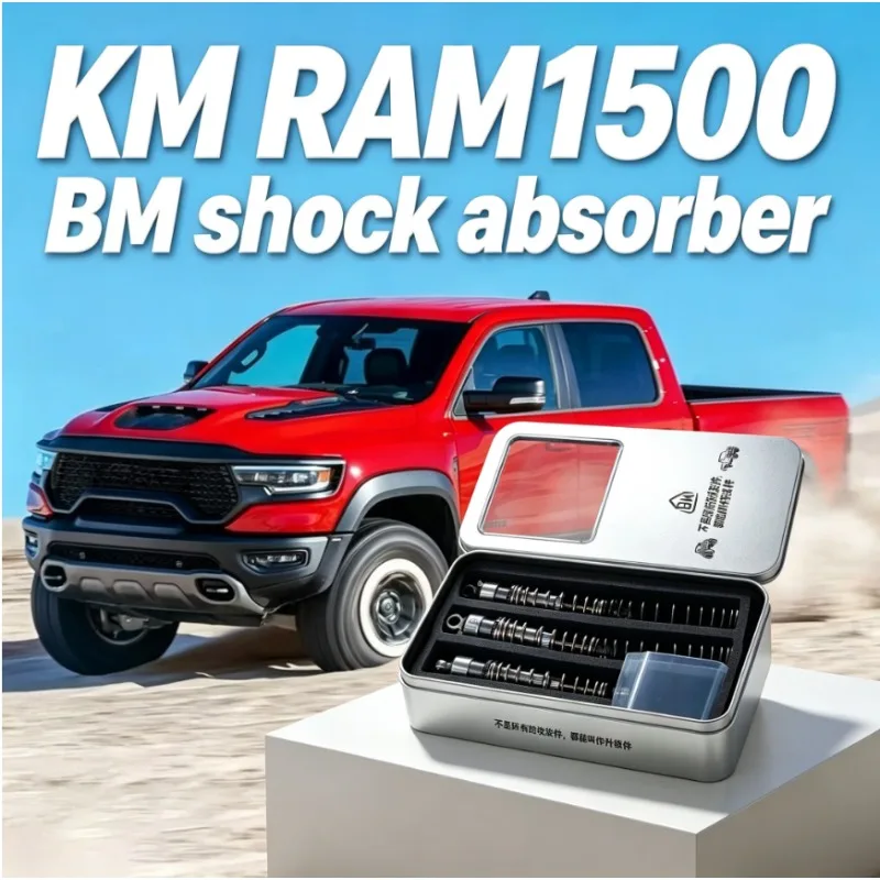 Metal Upgrade Shock Absorbers for KM 1/8 RC Truck RAM 1500 8395s - Perfect Fit Replacement Accessories for RC Crawler Cars