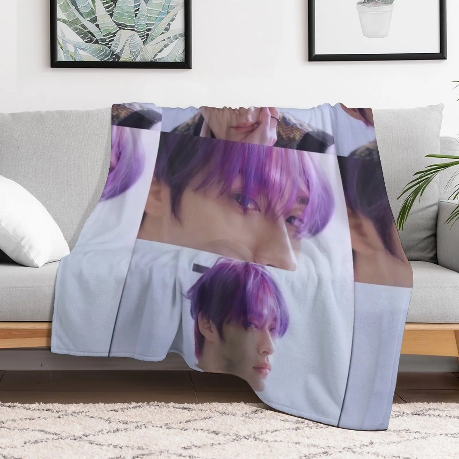 

Lee Know Throw Blanket Beautifuls Heavy Comforter Hairys Blankets