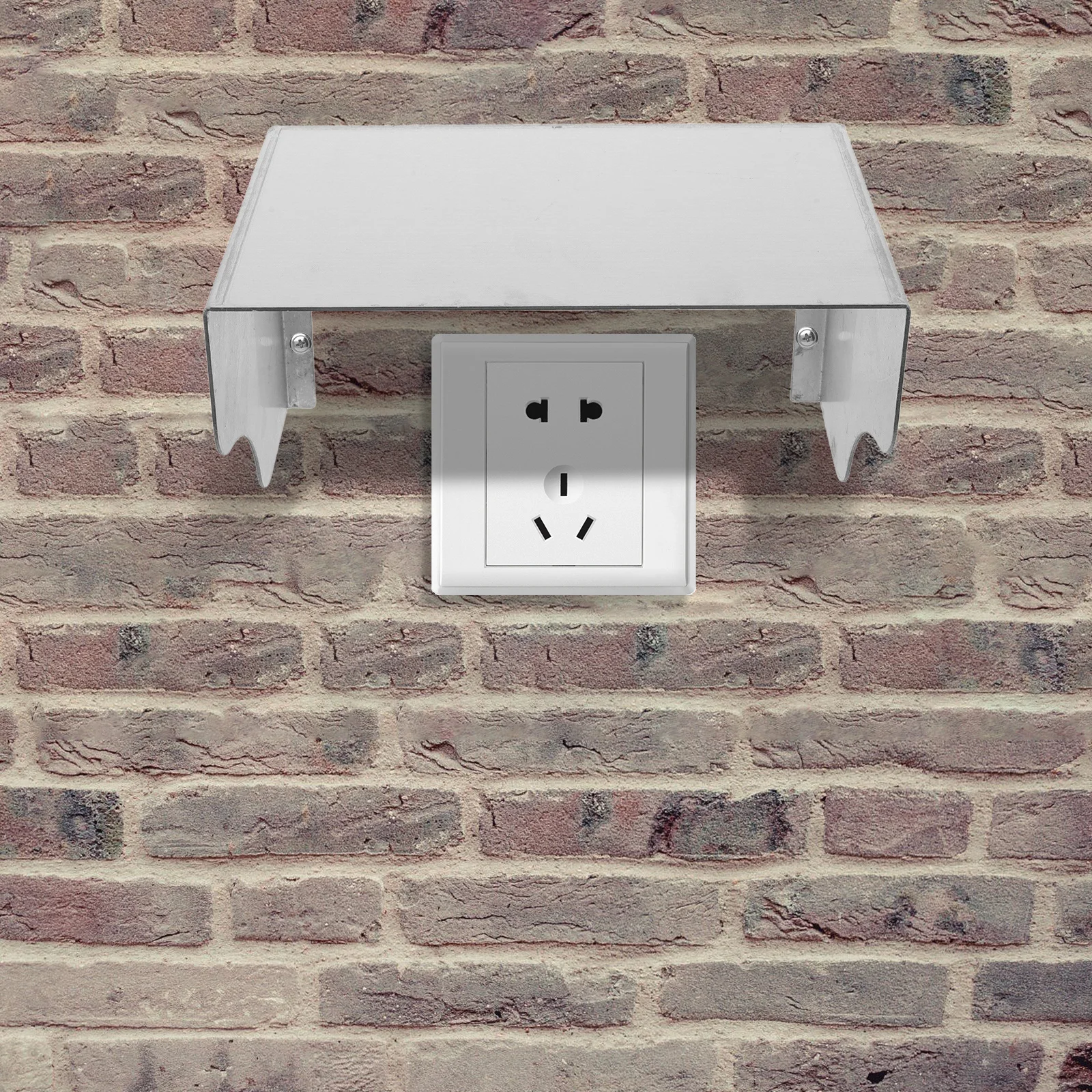 

Easy Install Waterproof Outdoor Cover Shield for Electrical Boxes Doorbells and Security Systems Sun Rain Cover Shield