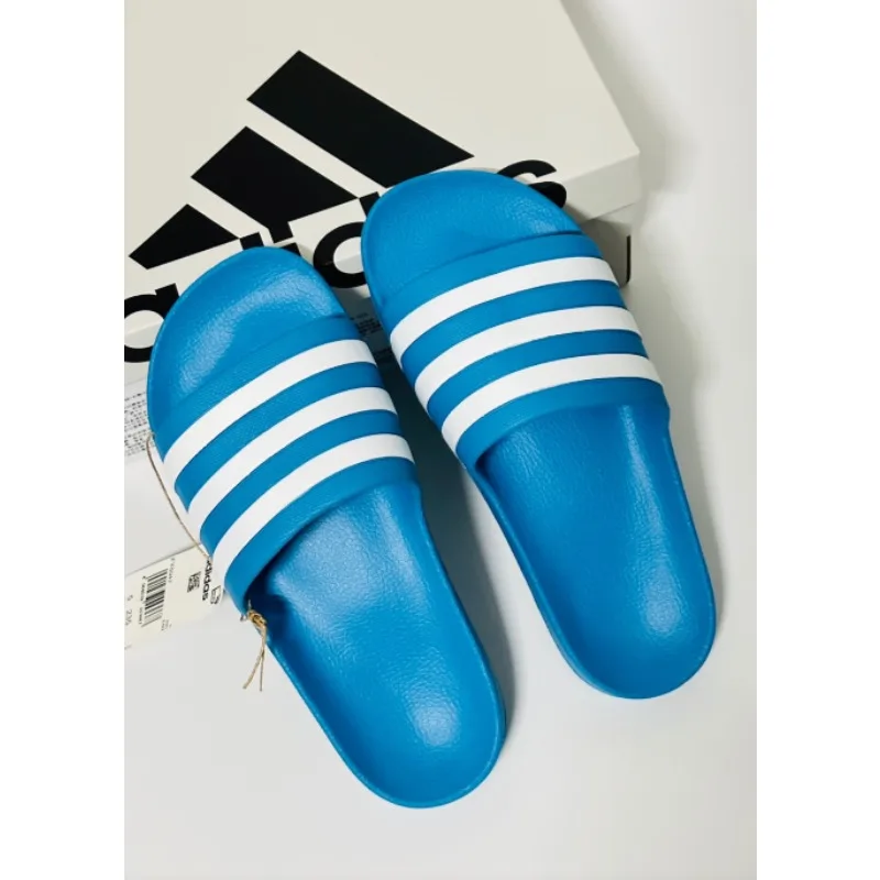 Cerulean ivory lightweight unisex Adilette Aqua casual slide sandals-FY8047