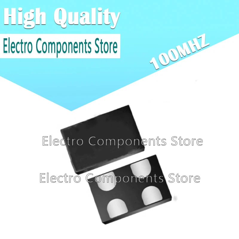 2PCS 3225 OSC 3.2*2.5mm 100M 100MHZ 100.000MHZ Active Crystal Oscillator 3.2*2.5mm 4Pin SIT8008BI-21-18/25/33E 1.8-3.3V