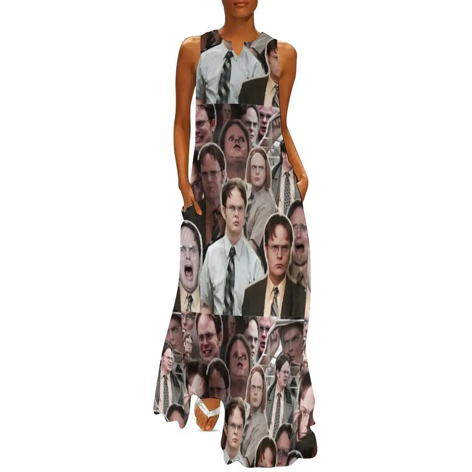 

Dwight Schrute - The Office Long Dress sensual sexy dress for women luxury evening dresses 2025 Summer women's clothing Dress
