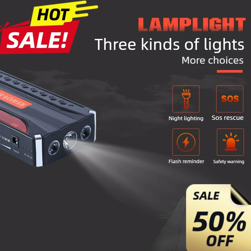 

12V for Car Battery Jump Starter Factory Emergency Power Bank with Portable Design