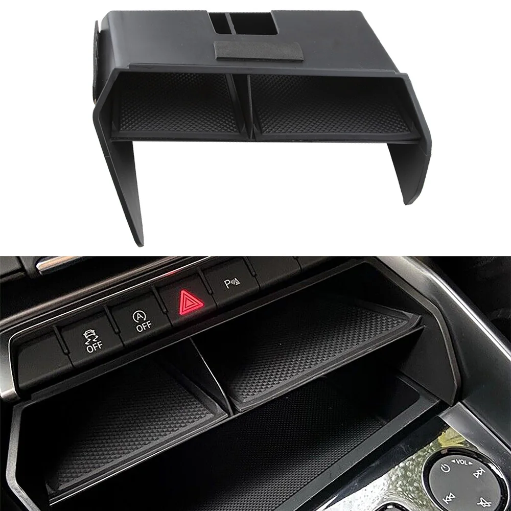 Car Central Console Storage Box Organizer Container Tray Decoration For Audi A3 8Y Sportback Sedan LHD Interior Accessories