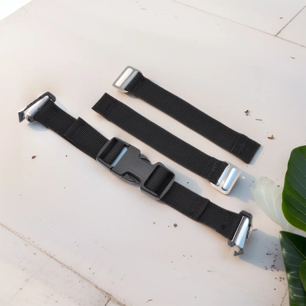 백마운트 고정 스트랩 다이빙 백플레이트 스트랩 퀵 릴리스 스쿠버 다이빙 웨빙 내마모성 BCD 탱크 스트랩 스쿠버 다이빙용