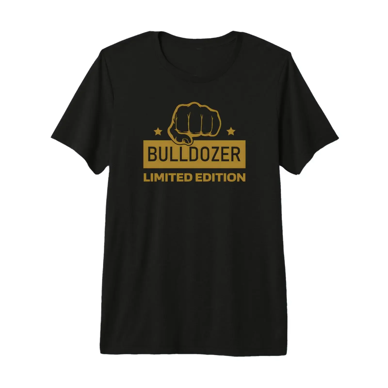 Bulldozer Power Strong Fist Construction Work Design Premium T Shirt vintage Washed Soft Versatile Breathable graphic Stylish