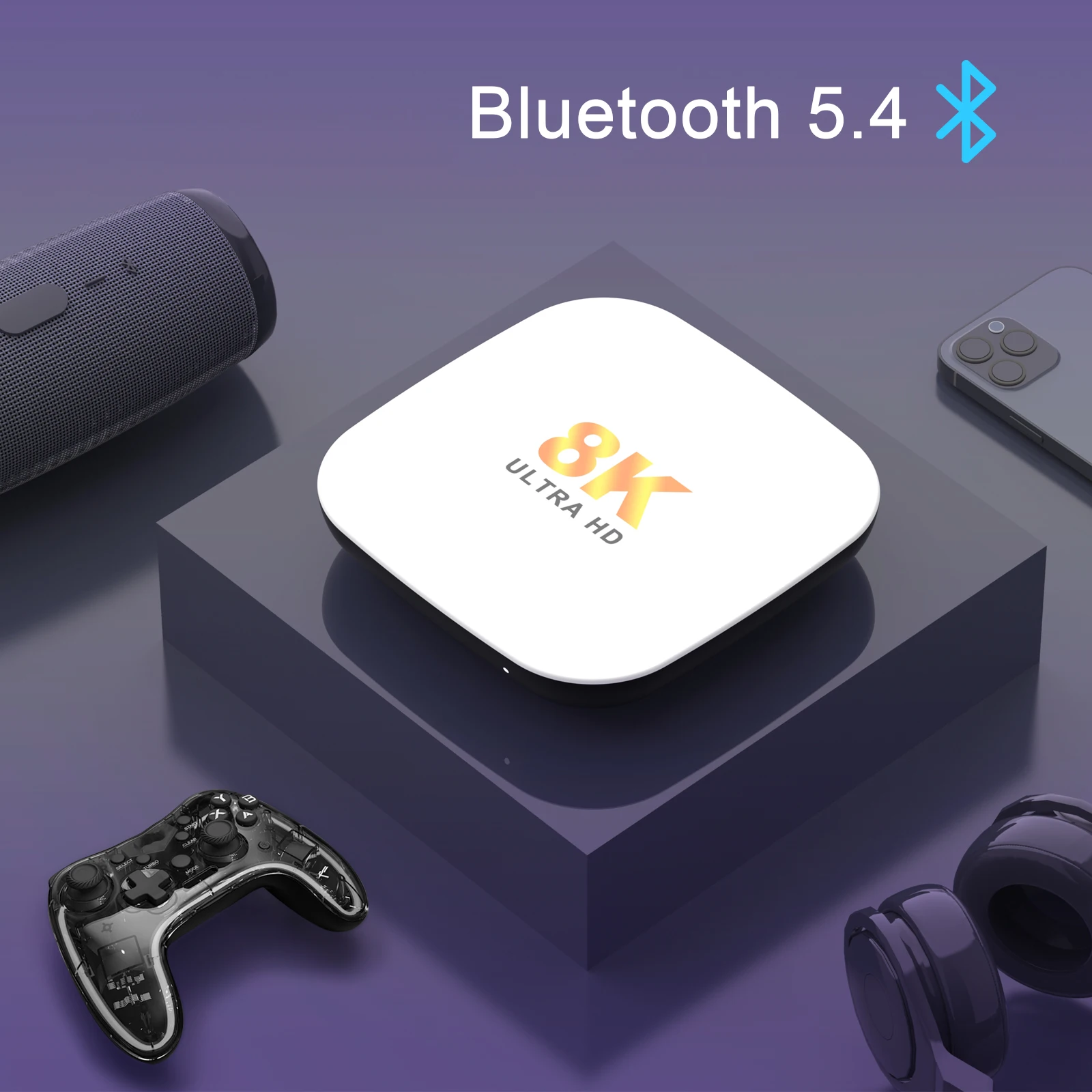 WOOPKER Smart TV Box H96 MAX M2 PLUS Rockchip RK3528 8K WiFi6 BT5.4 Google Voice Assistant Медиаплеер 2025 Новейшая телеприставка