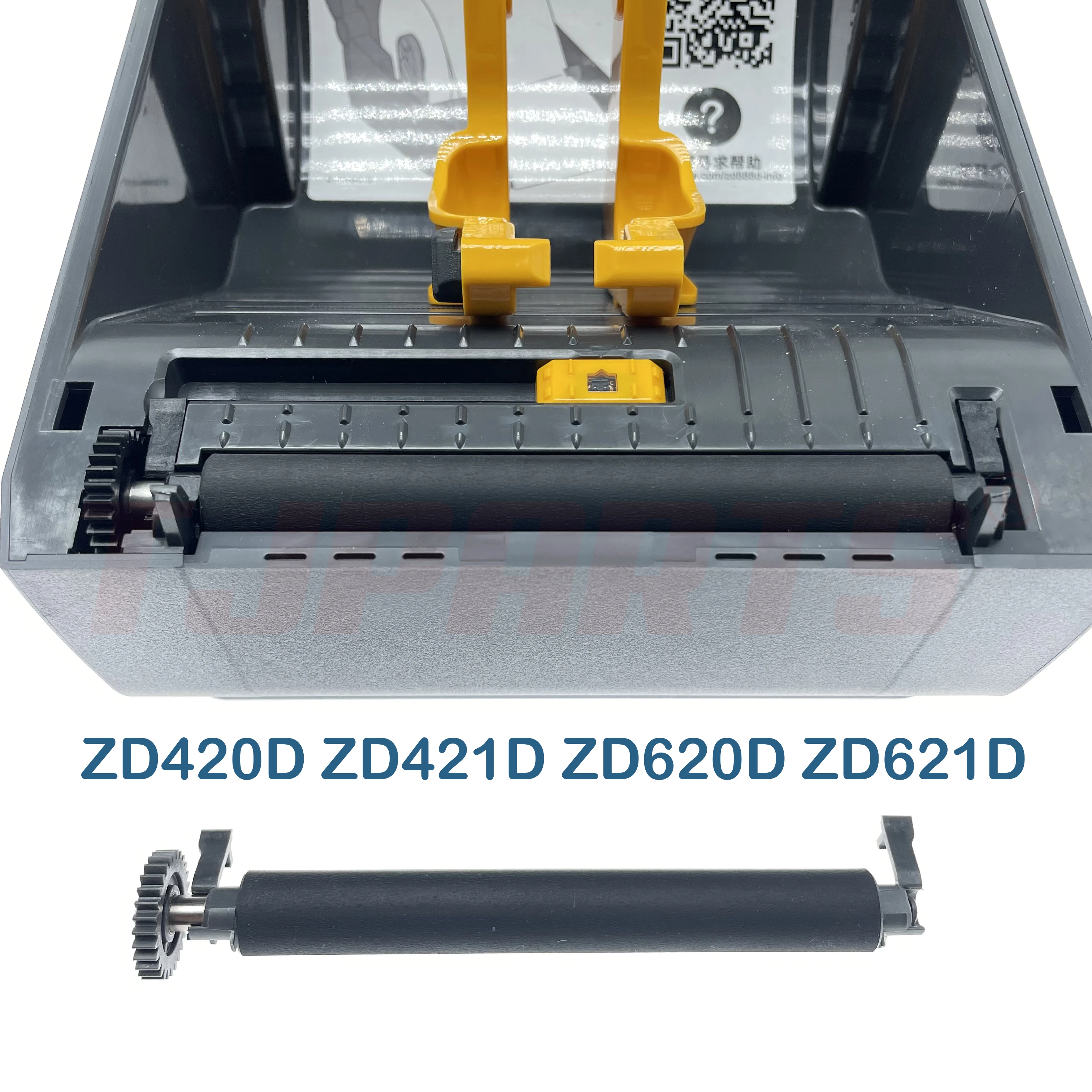 

Комплект прижимных роликов P1080383-414 + подшипники, втулки, шестерни для Zebra ZD620T ZD621T ZD621R ZD420D ZD421T ZD620D ZD420T 421D