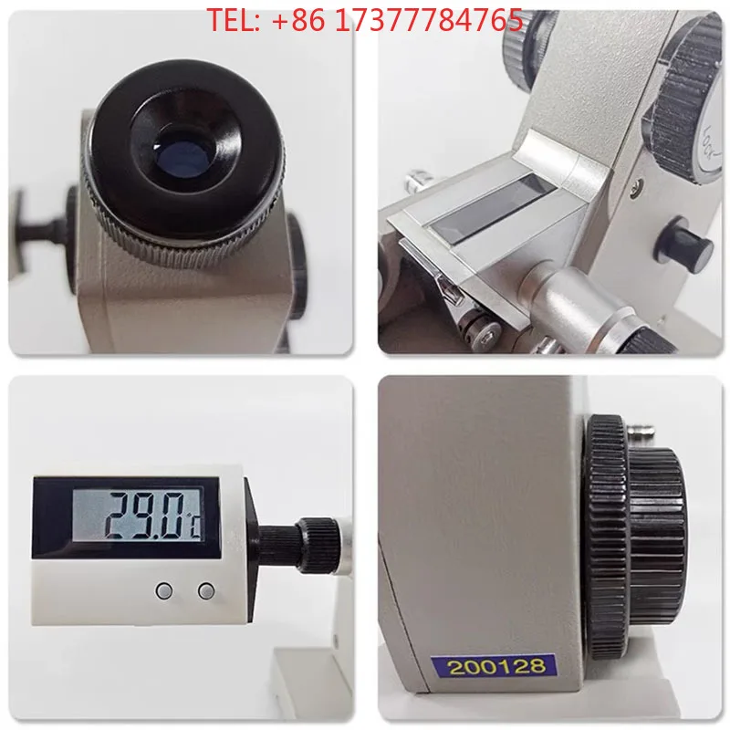 Promotion e Refractometer 2 WAJ Monochromatic Refractometer Digital Brix Refractometer New L Optical Equipment