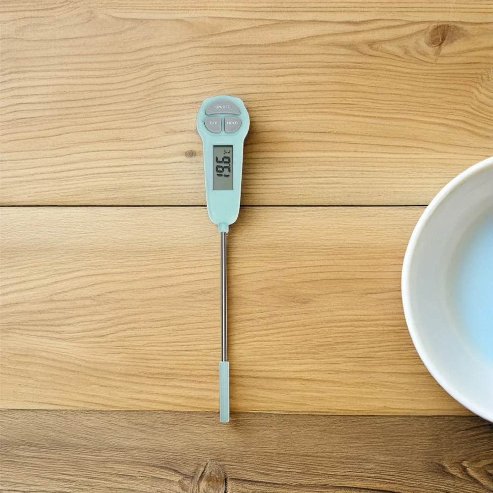 

2Pcs Digital Thermometer Instant Read Food Thermometer Waterproof Portable for Cooking Baking Frying Oil Milk Powder Temperature