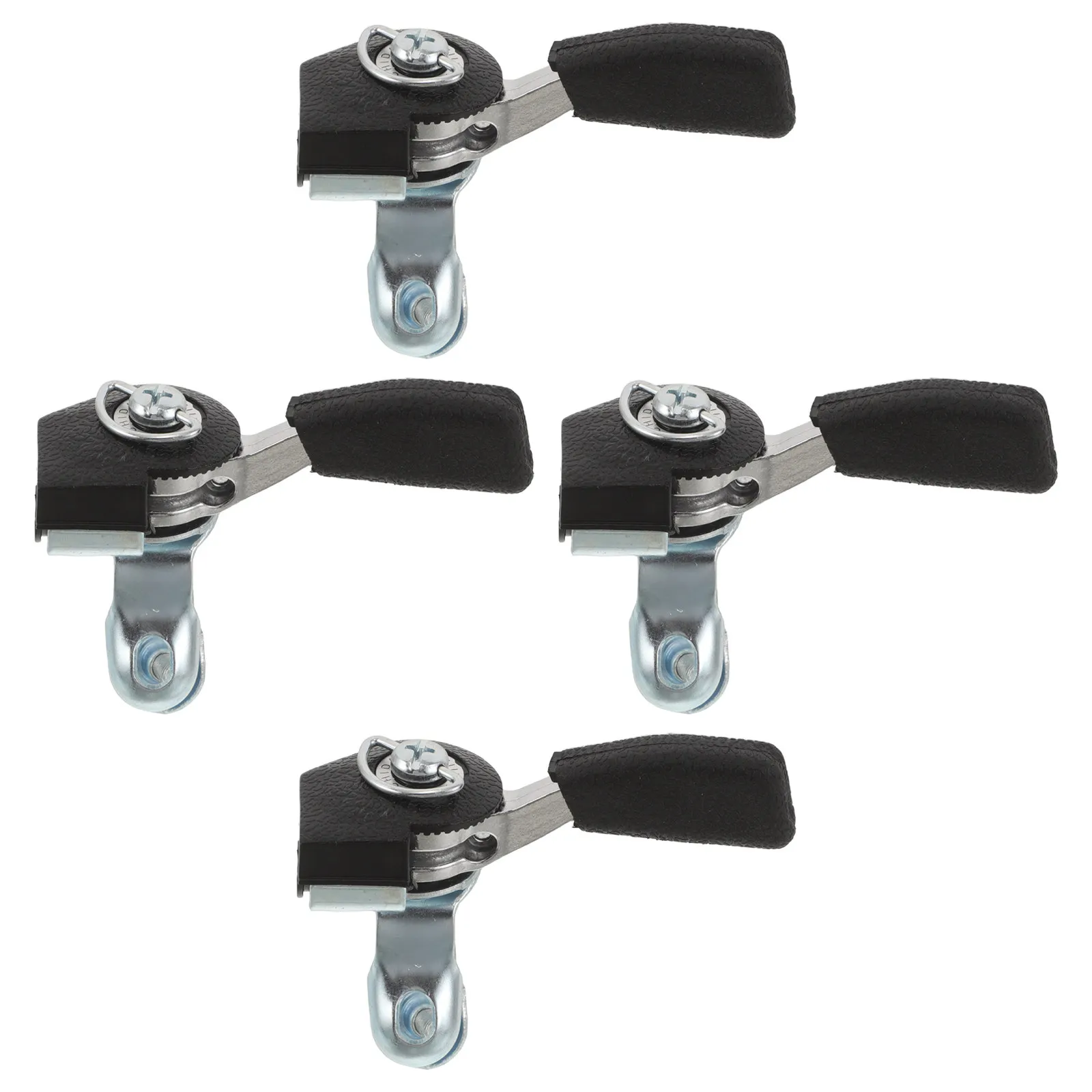 4Pcs Thumb Shifter Throttle Control Lever Aluminum Replacement for Go Kart Lawn Mower Atv Garden Tractor 25 Hole Metal Throttle