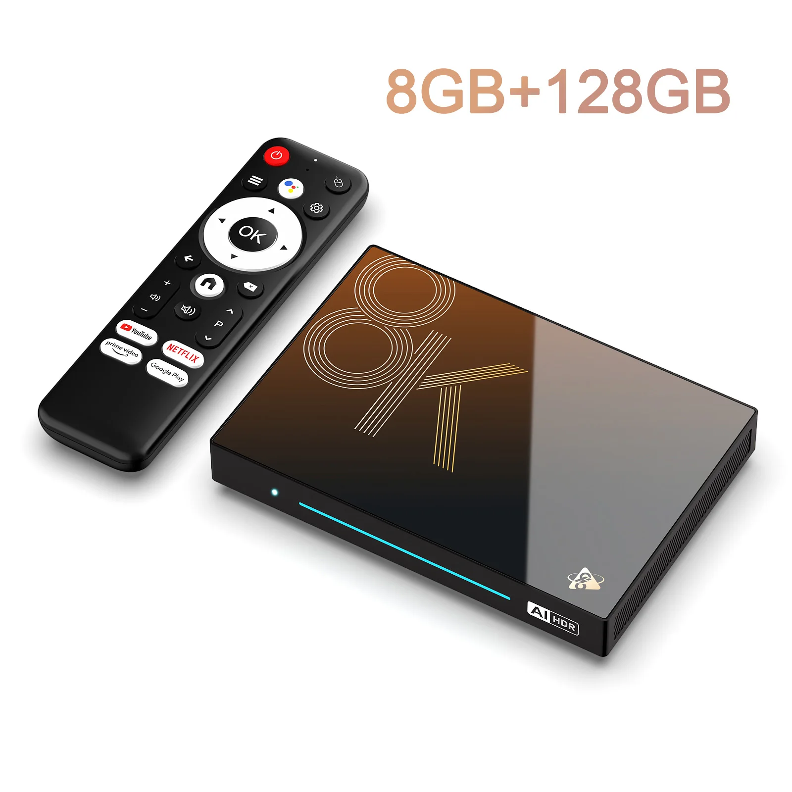H96 MAX M9S Android 14 4K TV Box 8GB 128GB