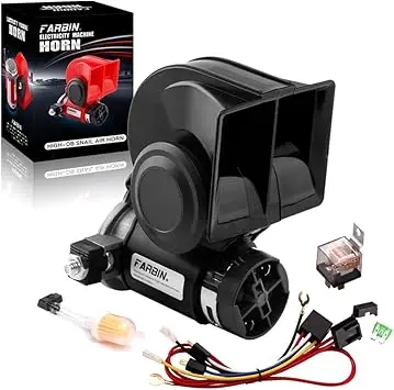 

Train Horn for Truck 12v 150db Loud Car Horn Snail Air Horn with Relay Harness for Any Vehicles