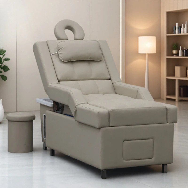 

Multifunctional Thai Massage Bed Salon Electric Backrest Lifting Pedicure Shampoo Chair Head Spa Shampoo Bed