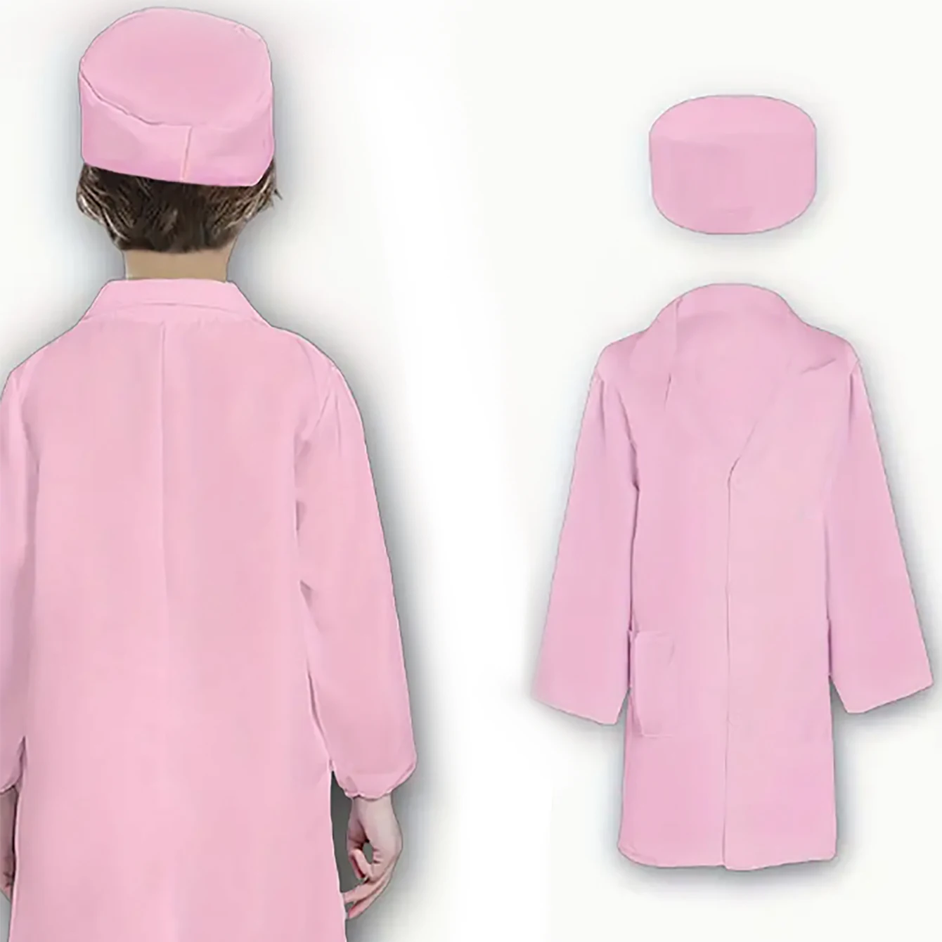 2-delige doktersspeelgoedset voor kinderen, Halloween-verpleegsterskostuum, fantasiespel rollenspelset, feestvakantie aankleden, als verjaardagscadeau, vakantiecadeau, kerstcadeau, Halloween-cadeau