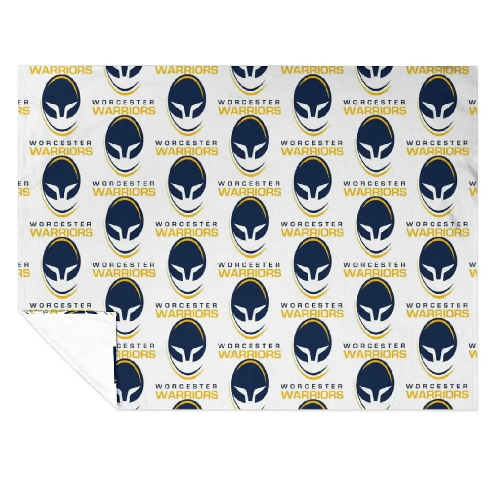 

The Worcester Warriors Icon Throw Blanket Nap Thins Luxury Designer Furrys Blankets
