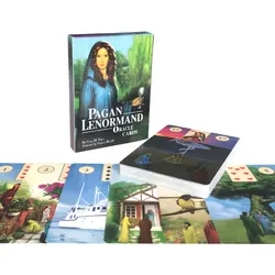 Jeu de tarot oracle Lenormand Pprédéterminée, 38 cartes, destin, prophétie, jeu de fête en famille, guide PDF, offre spéciale