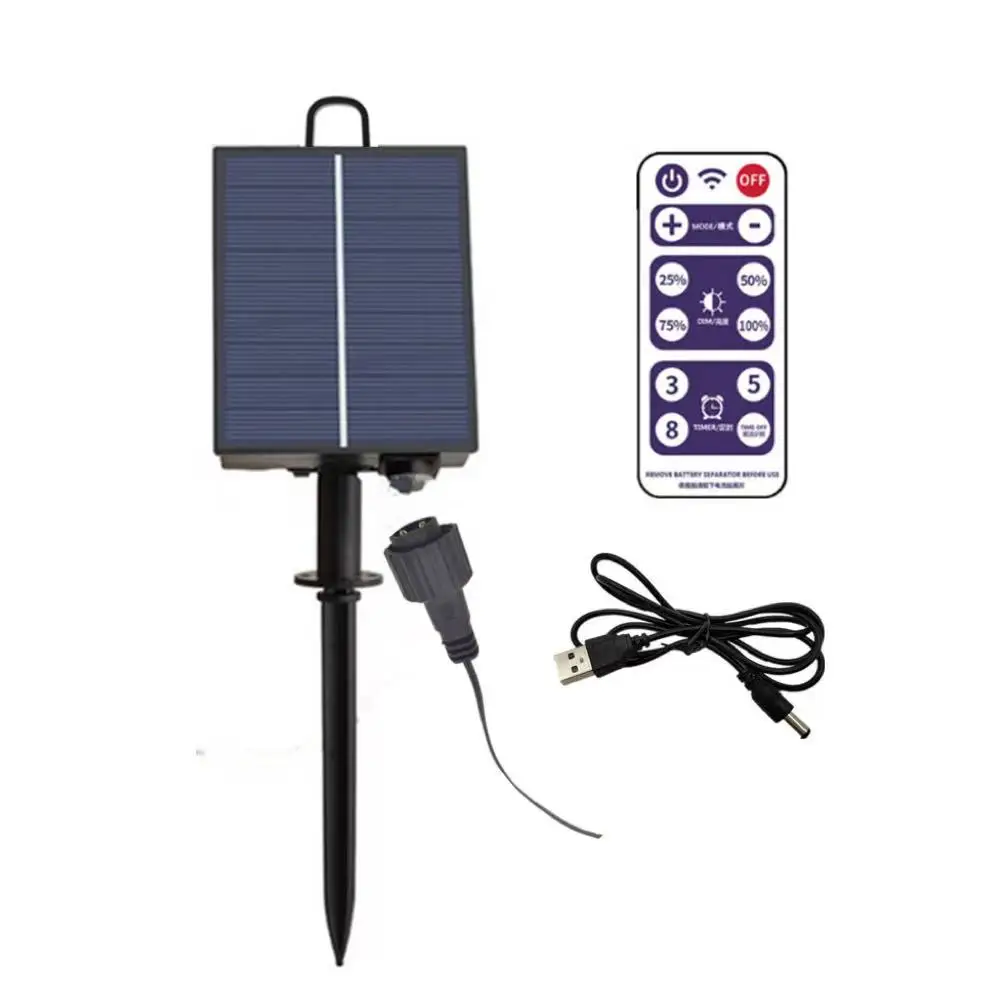 Flat Voltage 3V / Boost Voltage 24V Solar String Control Box Circuit Control Board with DC Charging Interface 8 Lighting Modes