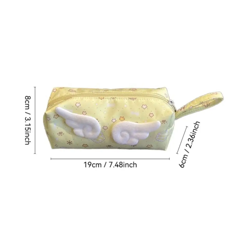 حقيبة أقلام جديدة على شكل نجوم الملاك مع مقبض مقلمة كرتونية ذات سعة كبيرة هدية حقيبة أدوات مكتبية مستلزمات الطلاب #6