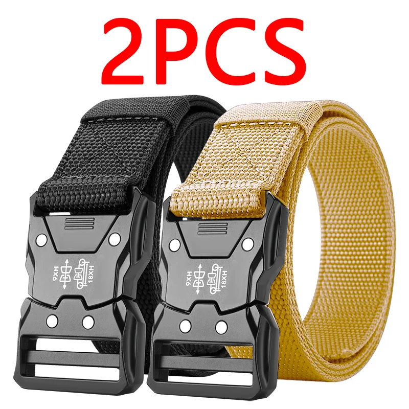 2-teiliger taktischer Hüftgurt – langlebige automatische Schnalle, perfekt für Outdoor-Abenteuer, Unisex-Zubehör für Männer und Frauen